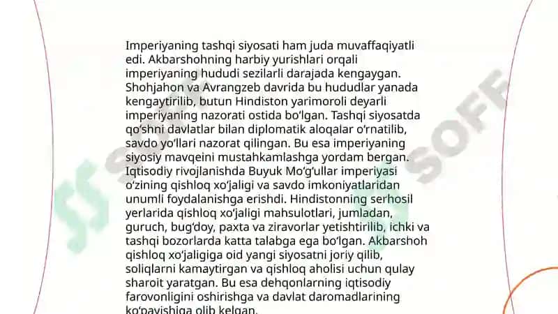 XVI-XVII asrlar Hindiston: Boburiylar imperiyasining kengayishi 7
