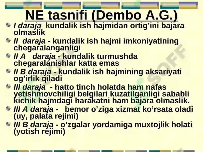 Nafas yetishmovchiligi (NE) 7