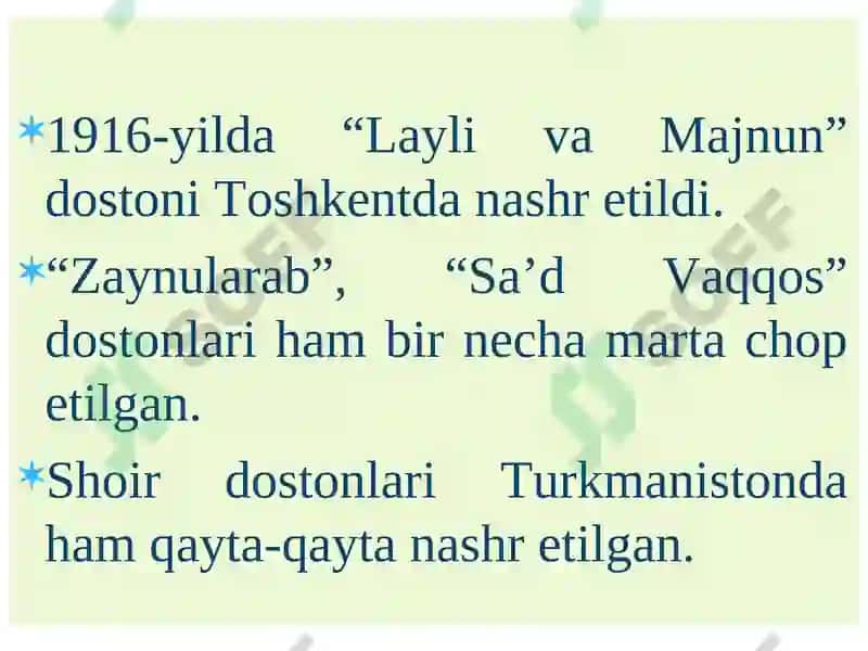 NURMUHAMMAD ANDALIB HAYOTI VA IJODI 7