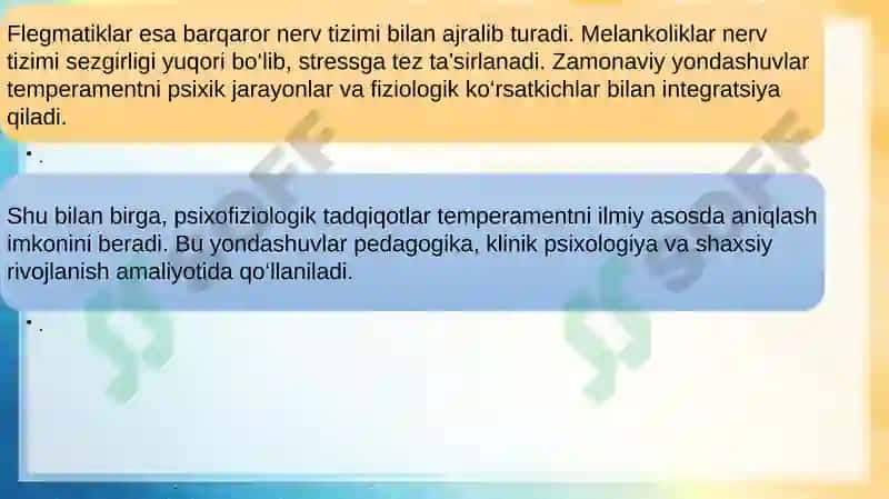 Temperament turlarining fiziologik asoslari 7