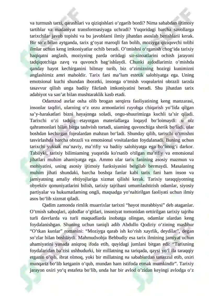 MUTAXASSISLIKKA KIRISH O‘QUV FANINING MAQSAD VA VAZIFALARI. 7