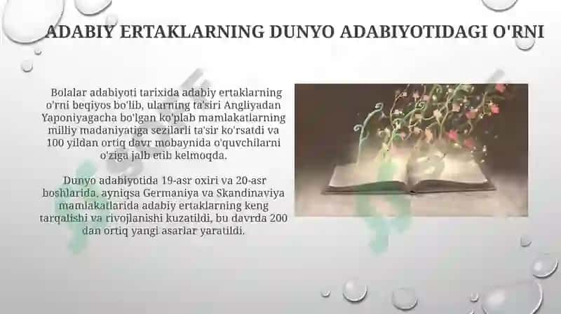 Adabiy ertaklar 7