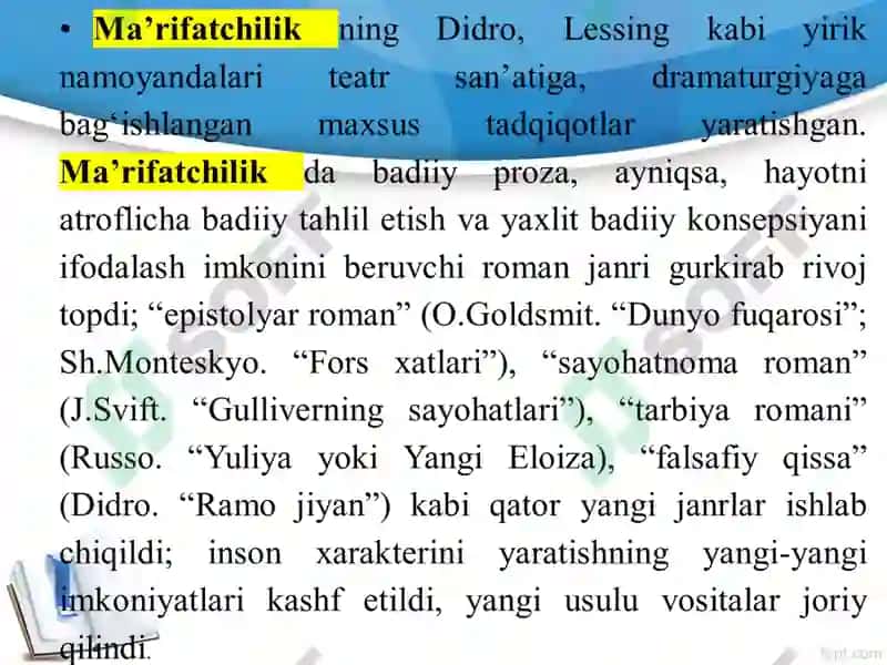XVII – XVIII ASRLARG`ARBIY YEVROPA ADABIYOTI XVIIASR NEMIS ADABIYOTI 7
