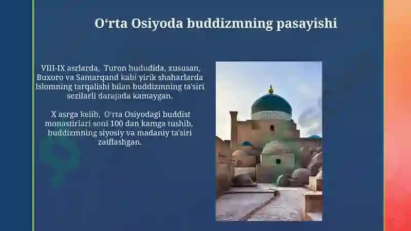 Buddaviylik dinining tarixiy ildizlari va hozirgi zamon 7