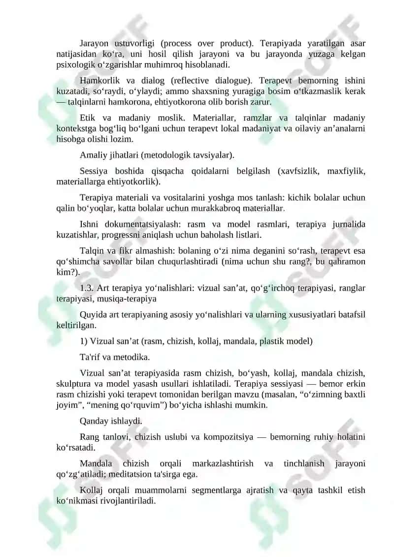Art terapiyada o'yin terapiyasi 7