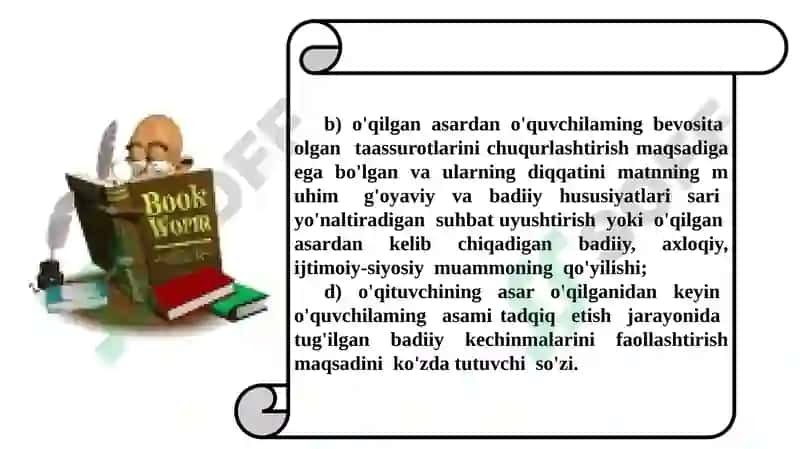 KITOBXONLIK FAOLIYATINI SHAKLLANTIRISH 7