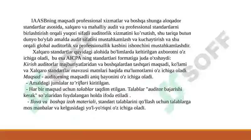 AUDIT STANDARTLARI 7