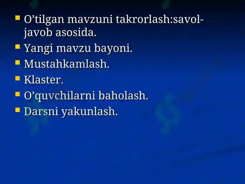 HOL HAQIDA UMUMIY MA’LUMOT 7
