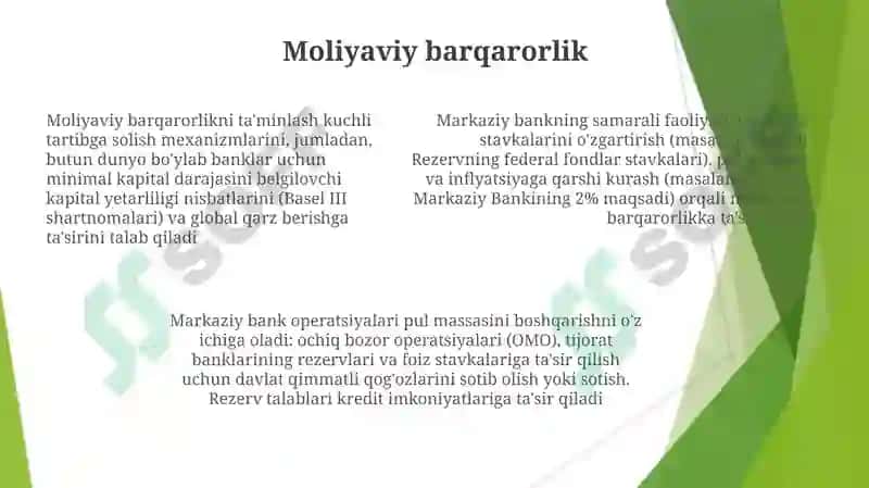 Markaziy bank operatsiyalari 7