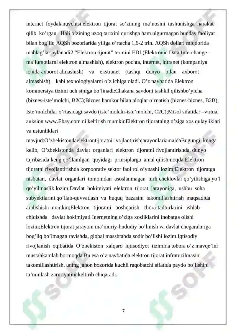 Elektron Tijoratda To'lov Tizimlari 7