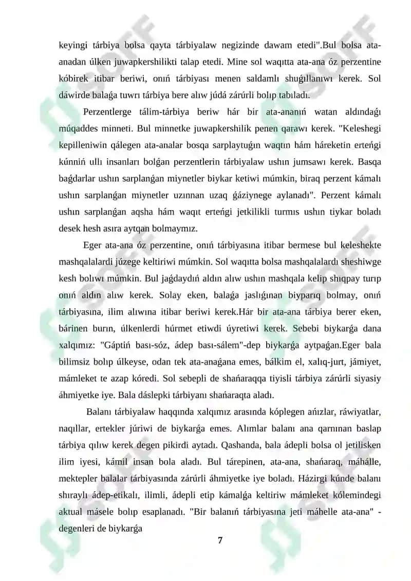 Shańaraq kurs jumısı 7