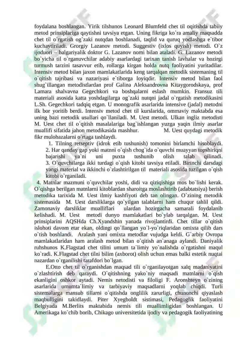 CHET TILI O’QITISHNING QIYOSIY METODIKASI 7