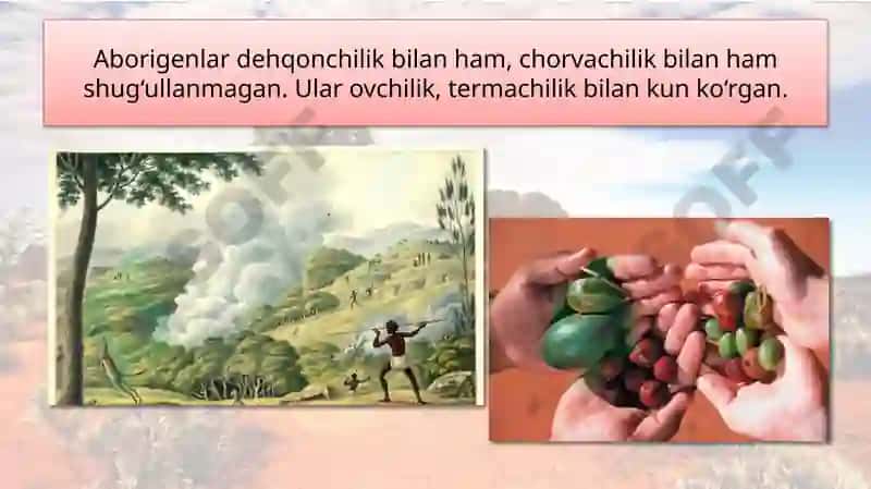 Avstraliya aholisi va uning tabiatga ta’siri 7