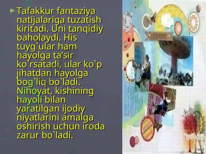 Hayol haqida tushuncha 7