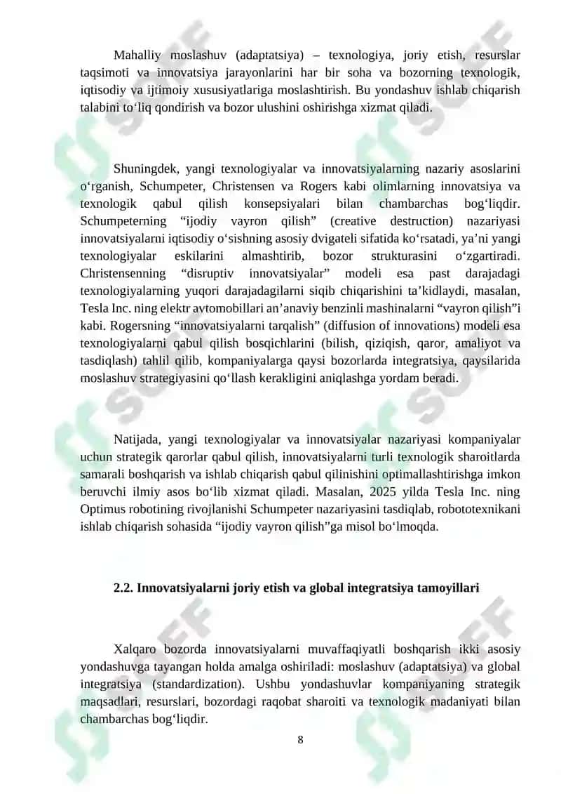 YANGI TEXNOLOGIYALAR VA INNOVATSIYALAR 7