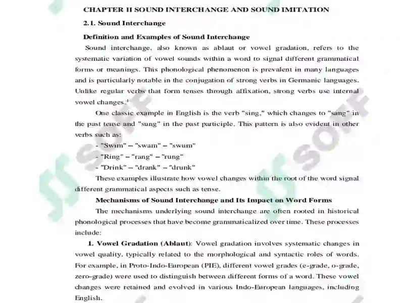Theoretical aspects of studied language 7