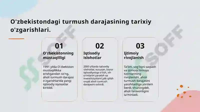 Aholining turmush darajasini o'rganish 7