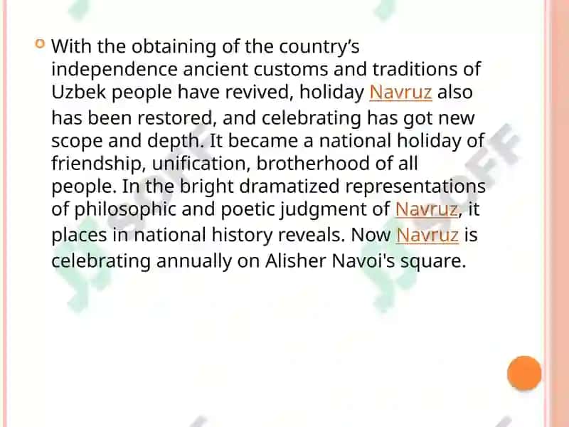 Holidays and Festivals of Uzbekistan 7