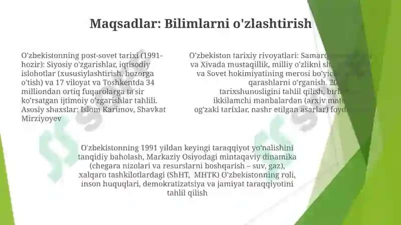 O'zbekistonning eng yangi tarixi 7