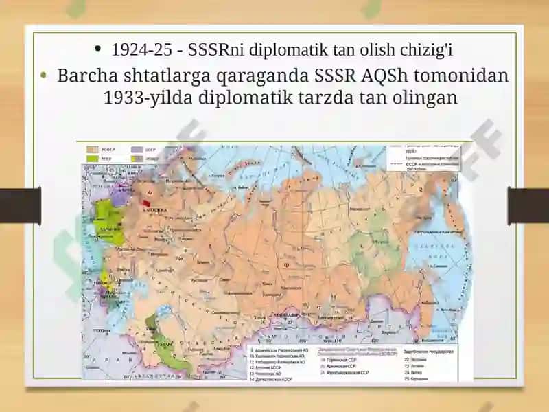 Xalqaro munosabatlar XX asrning20-30-yillarda 7