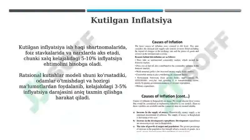 Inflyatsiya: Ta'rifi va O'lchov Usullari 7