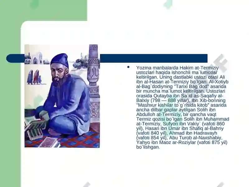 Al-Hakim at-Termiziyhayoti va ijodi va maqbarasi 7