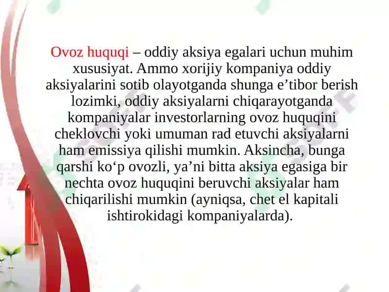 AKSIYALAR BOZORI 7