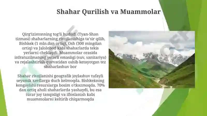 Qirg'izistonning sanoat manzarasi 7
