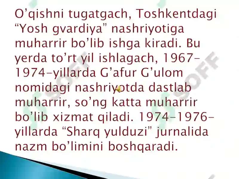 Abdulla Oripovning hayoti va ijodi 7