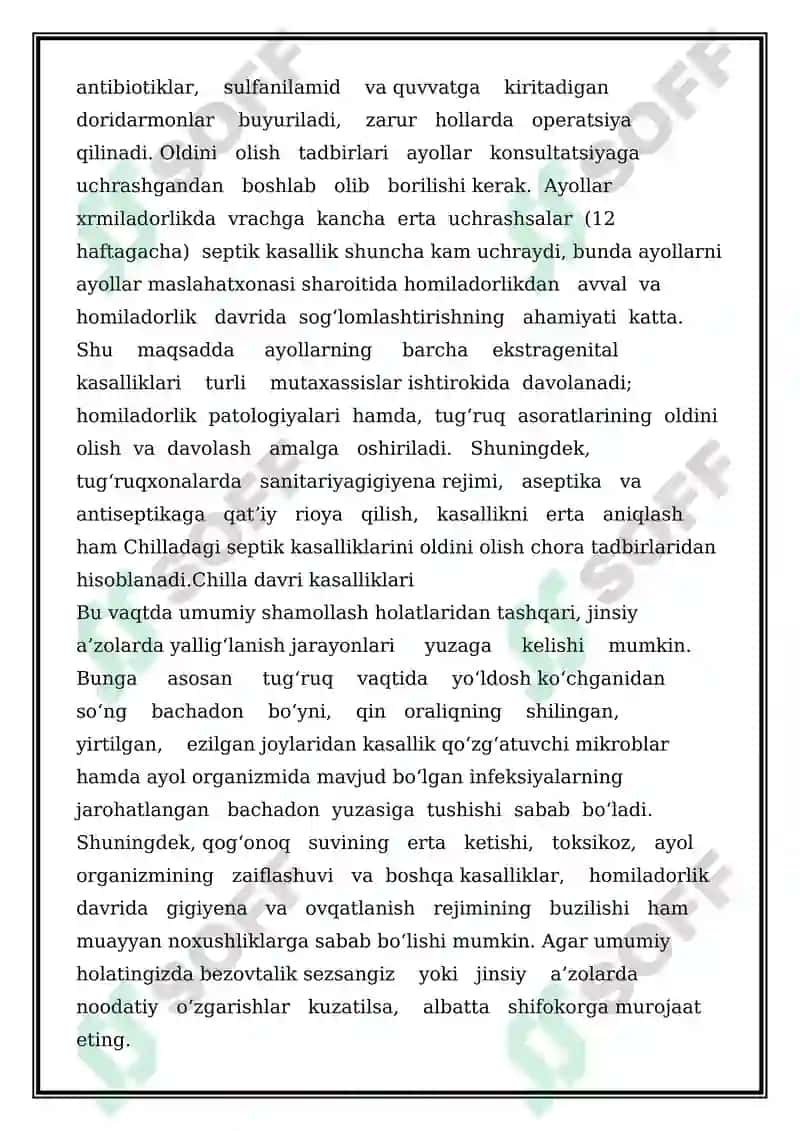 Chilladagi septik kasalliklar 7