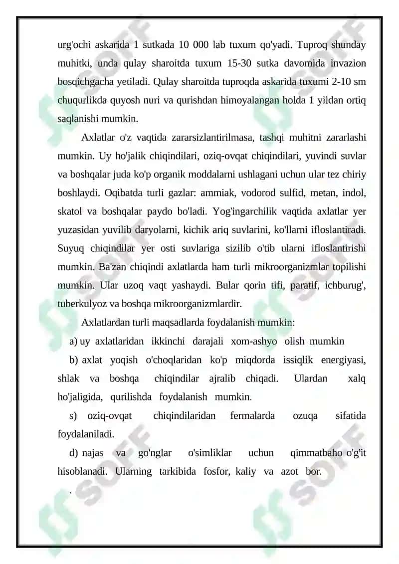Tuproqni Ifloslantiruvchi 7