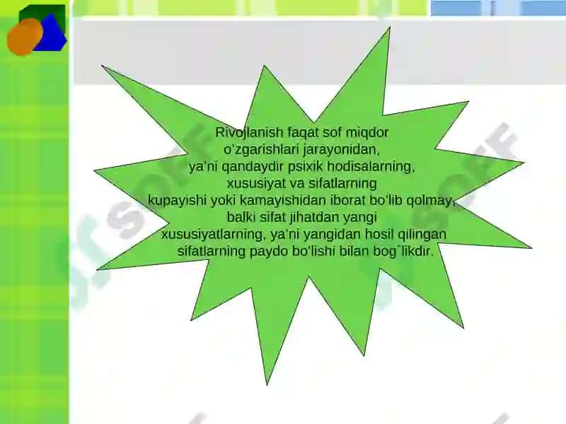 Psixiktaraqqiyot va ta`lim 7
