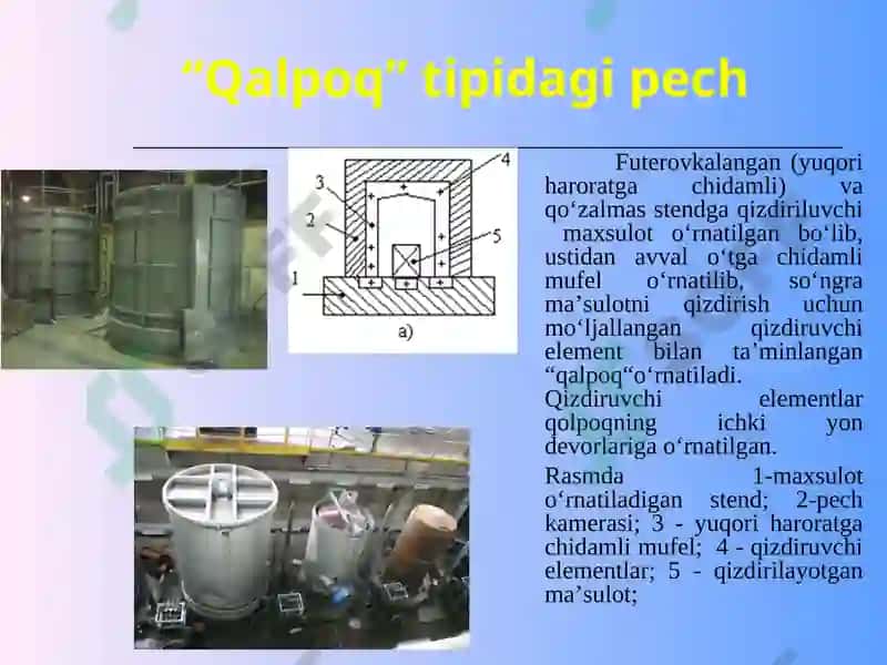 Elektr qarshilik pechlari 7