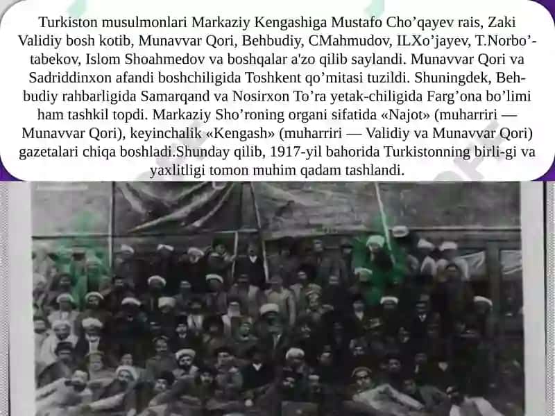 1917 yil oktabr to‘ntarishi va uning Turkistonga ta’siri 7