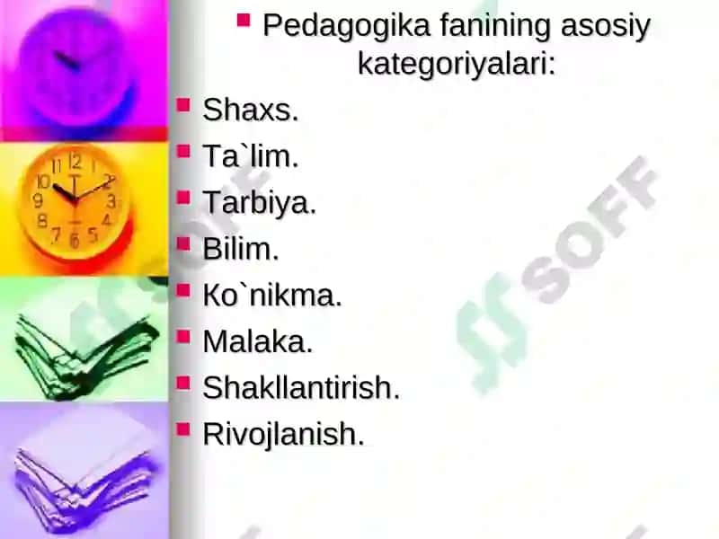 Pedagogika shaxs tarbiyasi va rivojlanishi 8