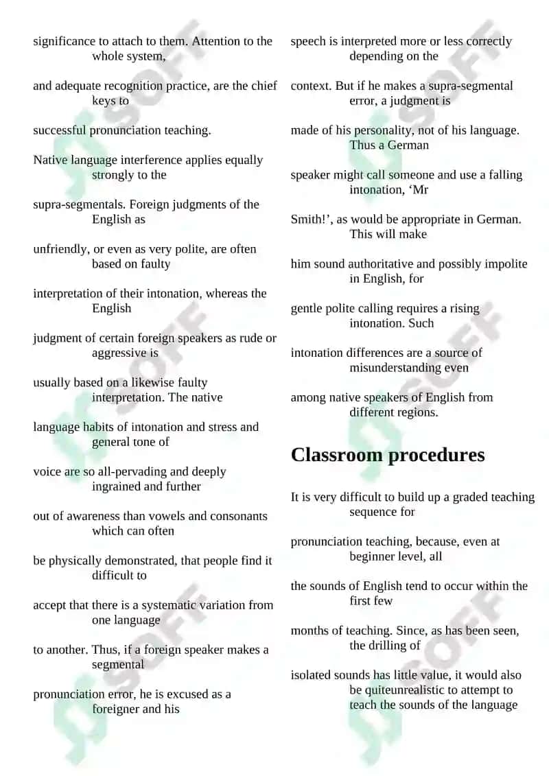 COURSE PAPER The role of teaching methods in the process of  FLT 8