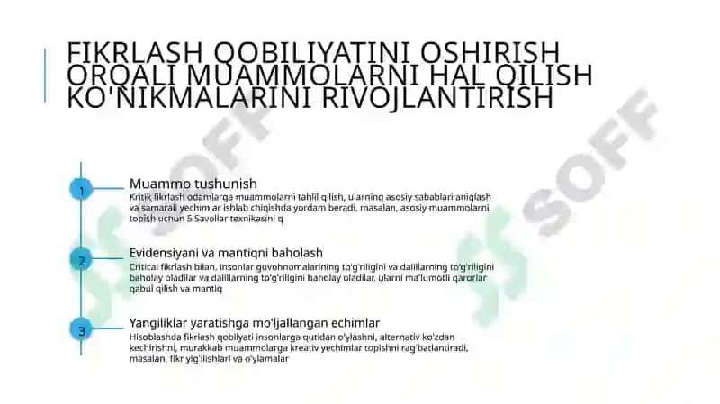 Hisoblashda fikrlash qobilyati 8