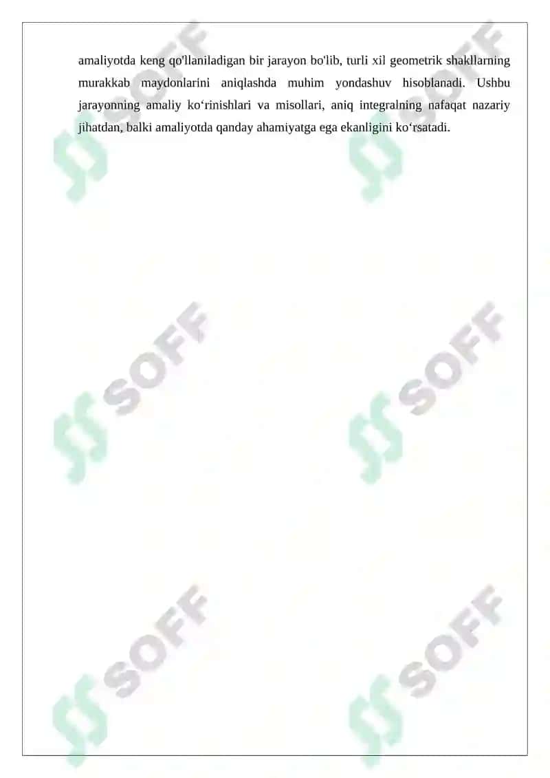 Aniq integralning geometrik tatbiqlari 8