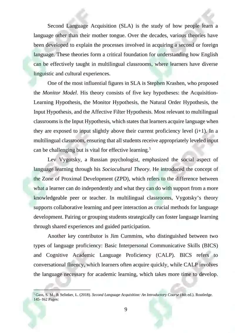Challenges in Teaching English as a Foreign Language in Multilingual Classrooms 8
