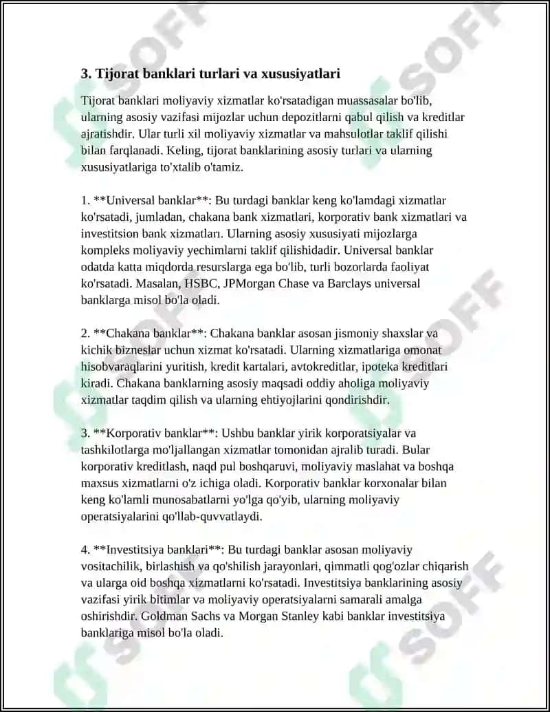 FRANSIYA BANK TIZIMI 8