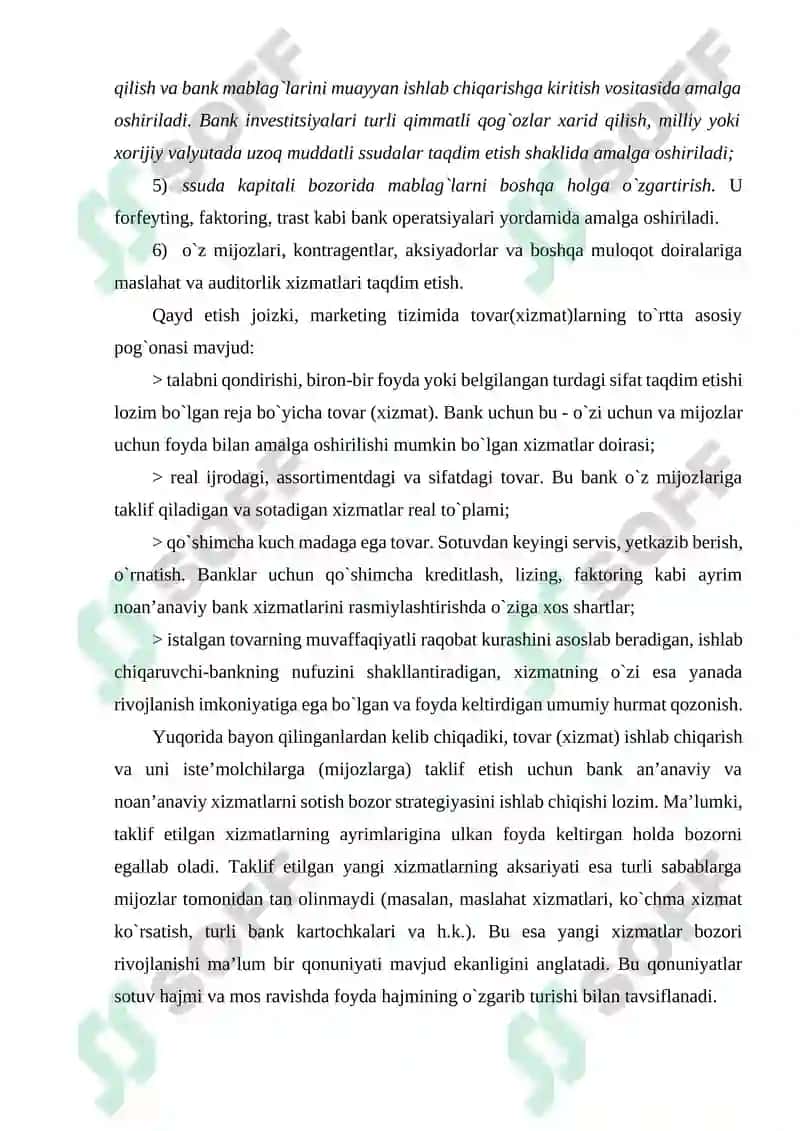 BANK MARKETINGI 8