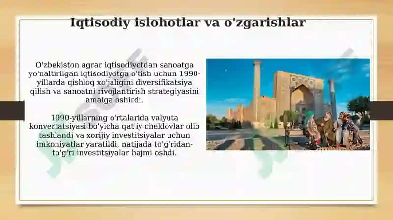 O'zbekiston mustaqilligi va tarixiy ahamiyati 8