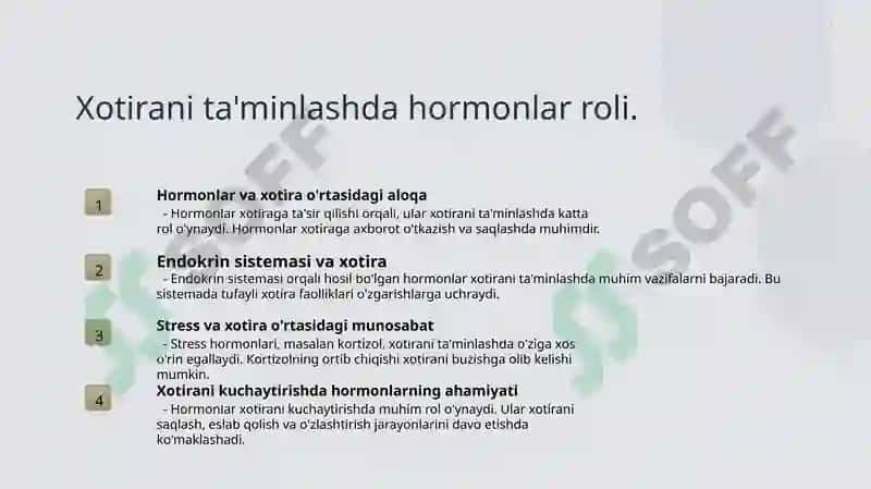 Xotira va sinapslar 8