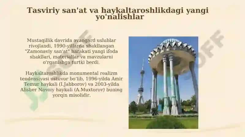 Mustaqillik yillarida madaniyat va san'at 8