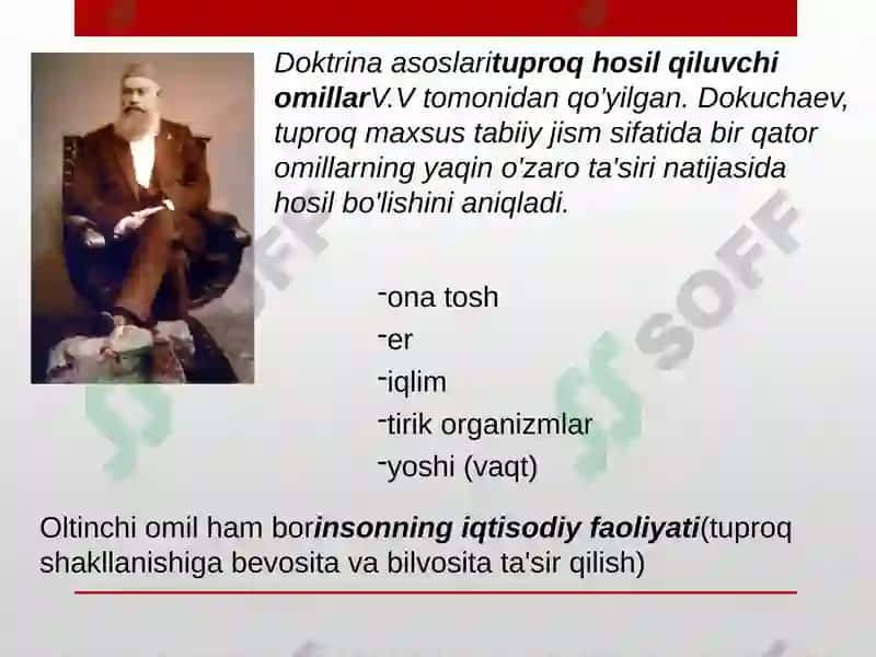 Tuproq hosil qilish jarayoni 8
