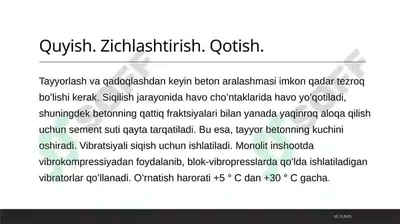 GOST 18105-201, BETONNI ZARAR YETQAZMASDAN SINASH 8