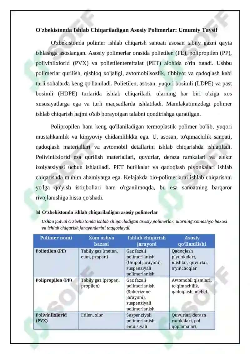 O'zbekistonda polimer ishlab chiqarish 8