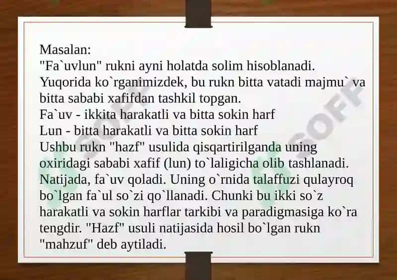 RUKNLAR VA ULARNING TARKIBI 8
