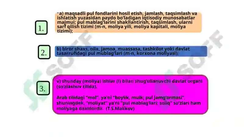 Korporativ moliyaning mohiyati va uning tashkil etilishi. 8