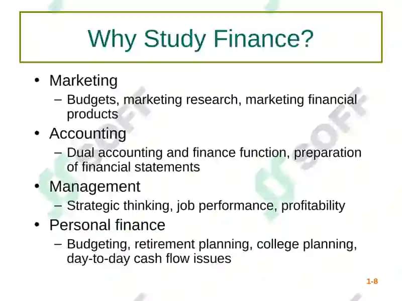 General concepts of Financial Management 8